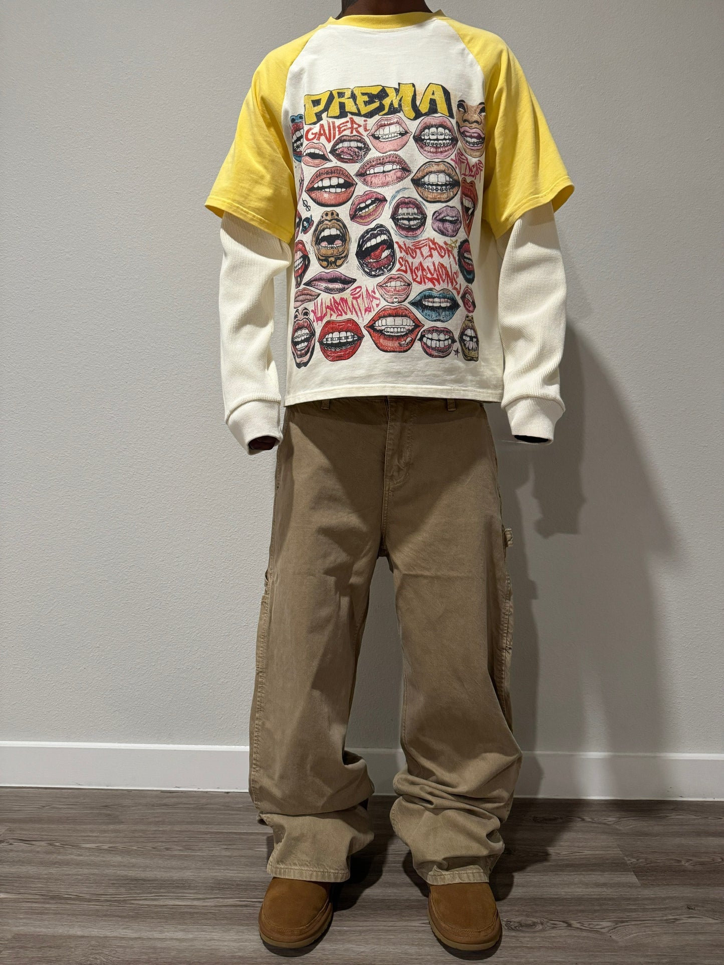 yellow “not for everyone” double layer