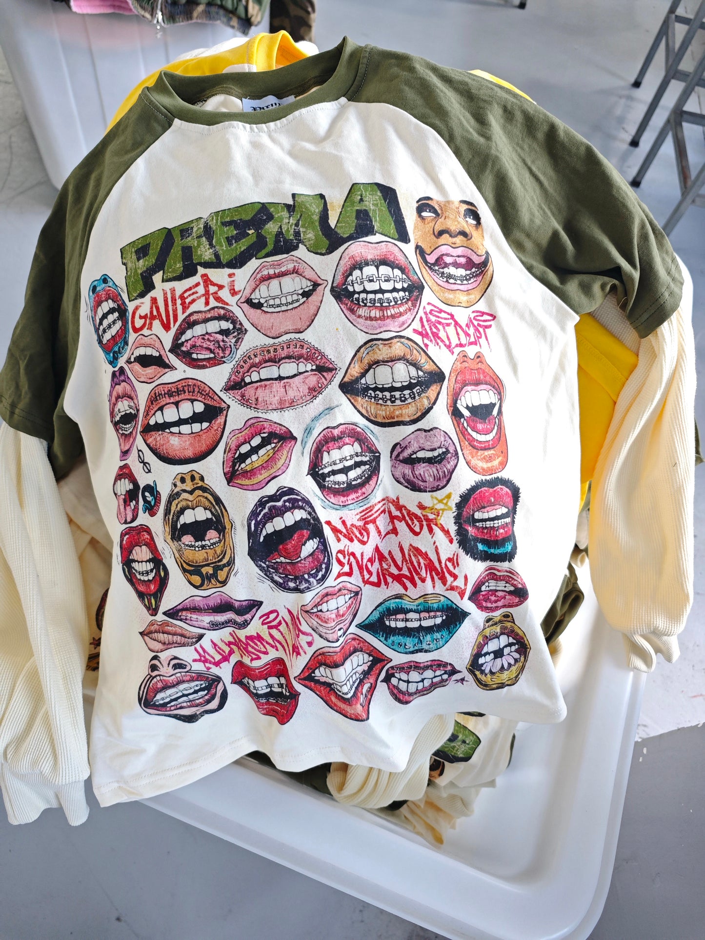 olive “not for everyone” double layer
