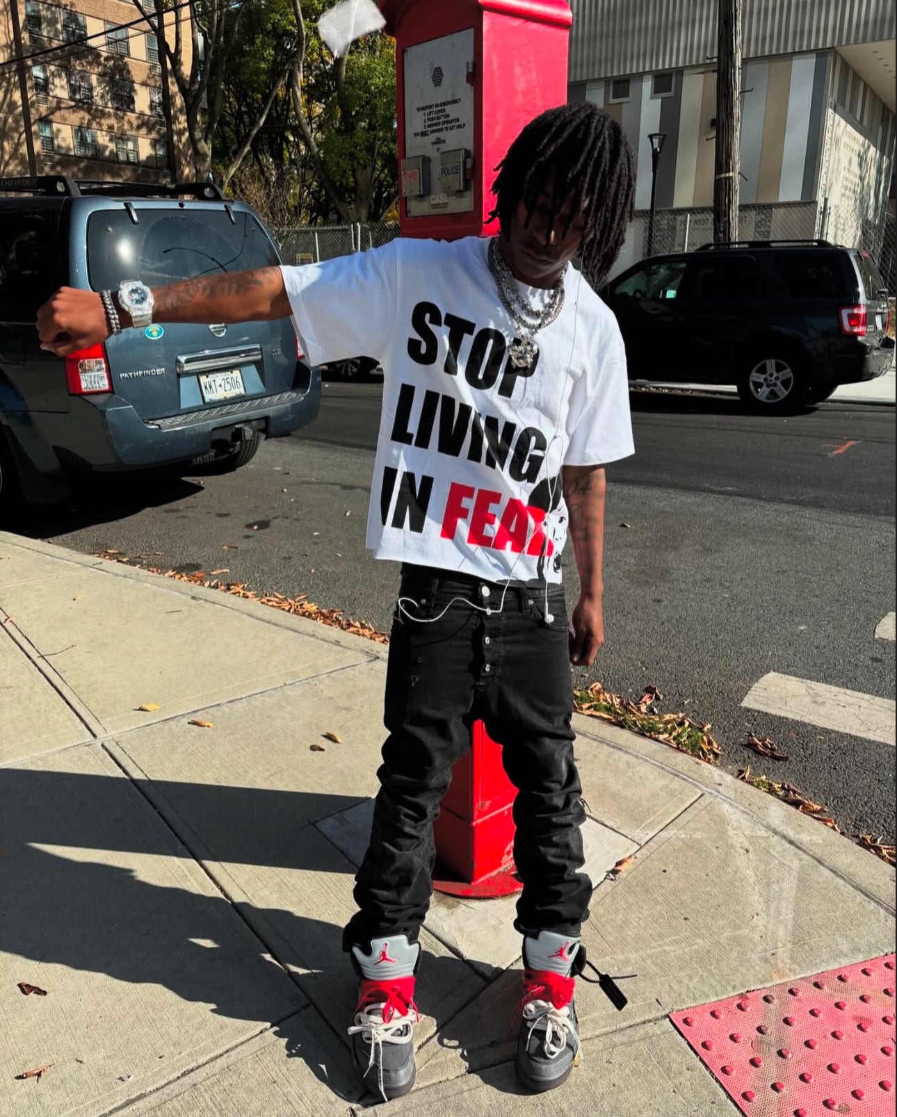 "Stop Living In Fear" Tee